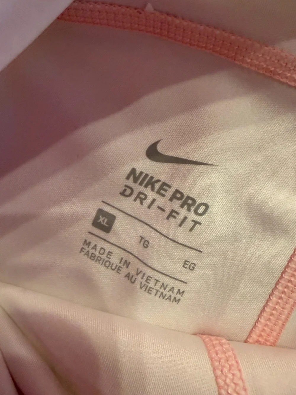 Nike pro Pink Tie-Dye Performance Bike Shorts size xl
